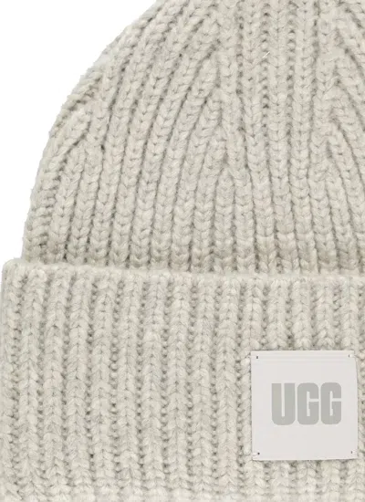 Ugg Chunky Rib Beanie Hat In Gray