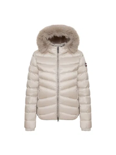 Colmar Quilted Down Jacket In Gold