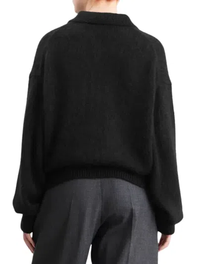 Studio Nicholson Long Sleeves With Bottons Polo In Black