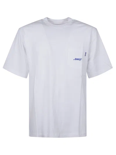 Awake Ny Classic Logo Pocket T-shirt In White