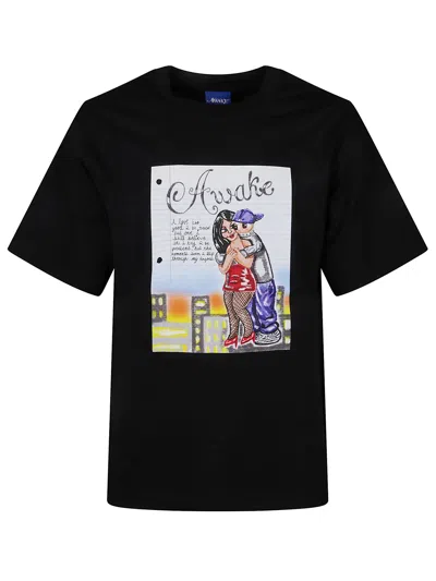 Awake Ny Hug Tee T-shirt In Black