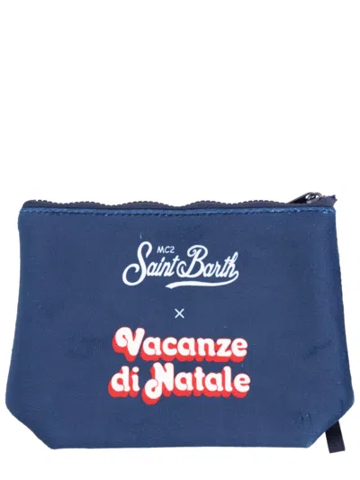 Mc2 Saint Barth Clutch Bag Aline In Blue