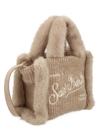 Mc2 Saint Barth Vanity Mini Tote Bag In Neutral