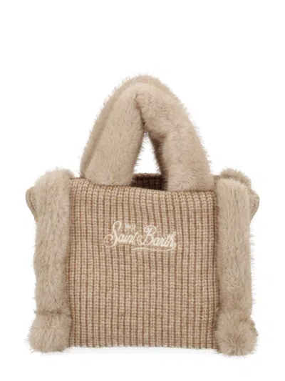 Mc2 Saint Barth Vanity Mini Tote Bag In Neutral