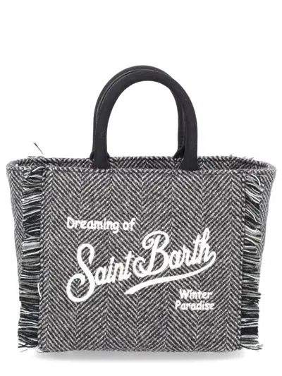 Mc2 Saint Barth Vanity Mini Tote Bag In Gray