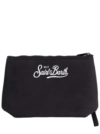Mc2 Saint Barth Clutch Bag Aline In Black