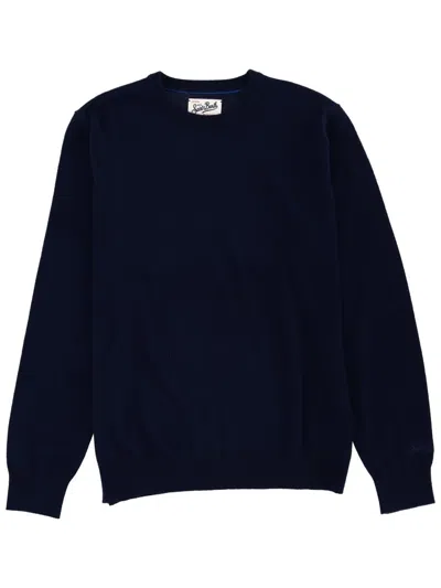 Mc2 Saint Barth Wool Sweater In Blue