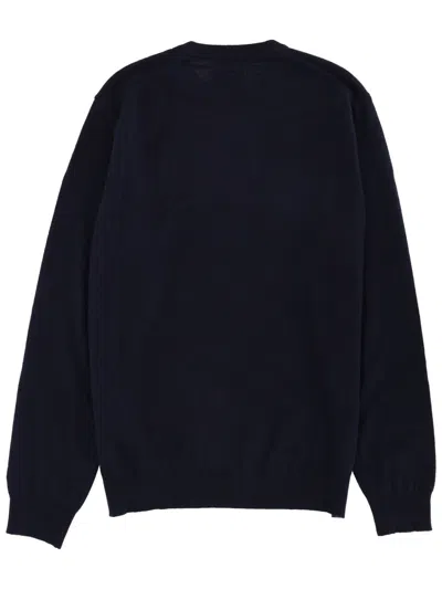 Mc2 Saint Barth Printed Sweater In Blue