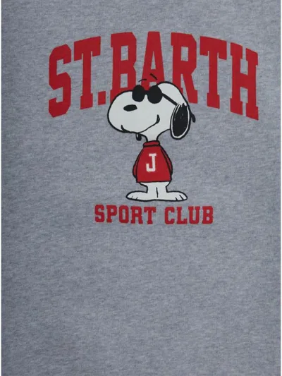 Mc2 Saint Barth Snoopy Sport Jersey In Gray