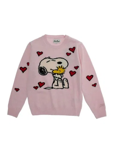 Mc2 Saint Barth Snoopy Jersey In Pink