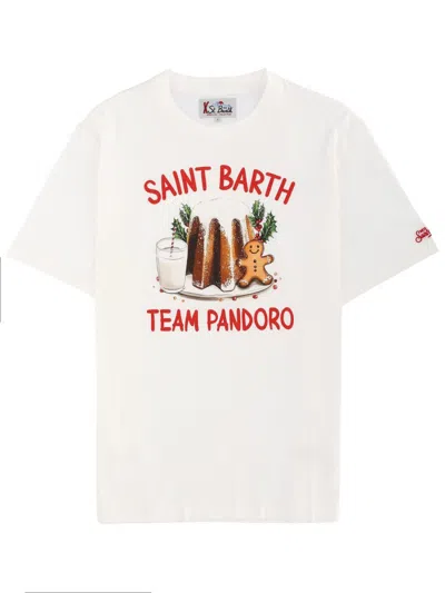Mc2 Saint Barth T-shirt With Print In White