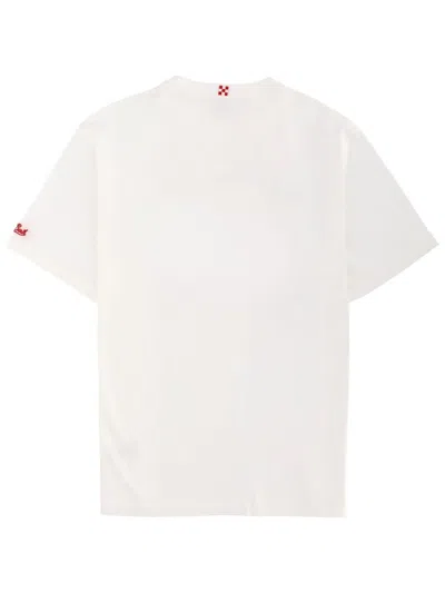 Mc2 Saint Barth T-shirt With Print In White