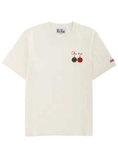 Mc2 Saint Barth T-shirt With Print In White