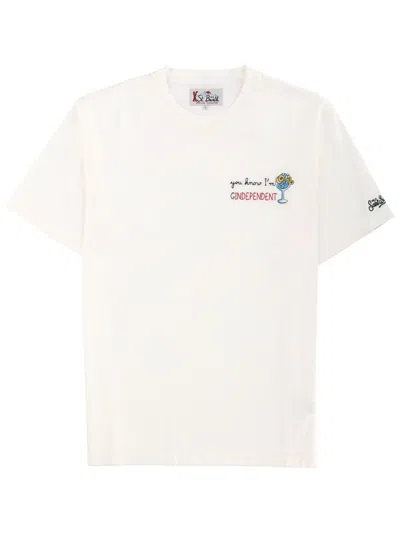 Mc2 Saint Barth T-shirt With Print In White