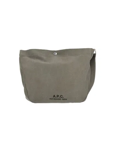 Apc Journal Shoulder Bag In Green