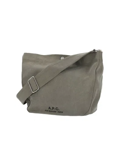 Apc Journal Shoulder Bag In Green