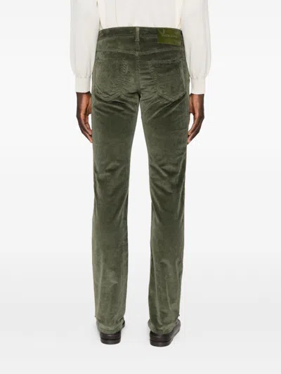 Jacob Cohen Tailored Denim Trousers Five Pockets In Green