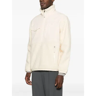 Polo Ralph Lauren Hybrid Half-zip Jacket In White