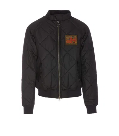 Barbour Quilted Merchant Light Down Jacket In Black