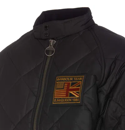 Barbour Quilted Merchant Light Down Jacket In Black