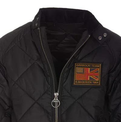 Barbour Quilted Merchant Light Down Jacket In Black
