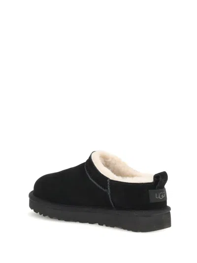 Ugg Classic Micro Suede Sheepskin Boots In Black