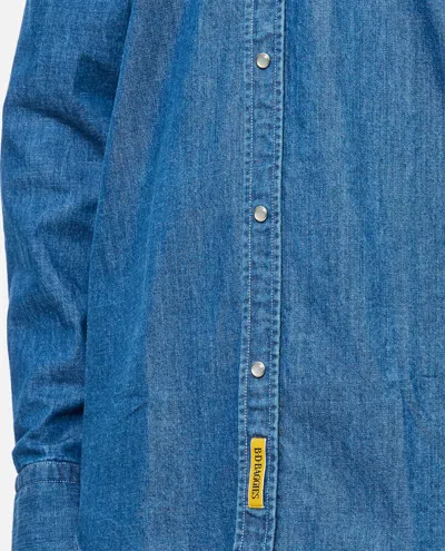 Bd Baggies Button-fastening Chest-pocket Shirt In Brown