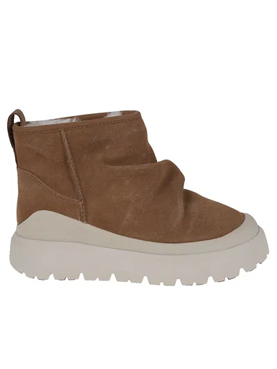 Ugg Heritage Utility Mini Boots Color Chestnut In Multi