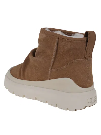 Ugg Heritage Utility Mini Boots Color Chestnut In Multi