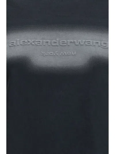 Alexander Wang Women Logo T-shirt In Black