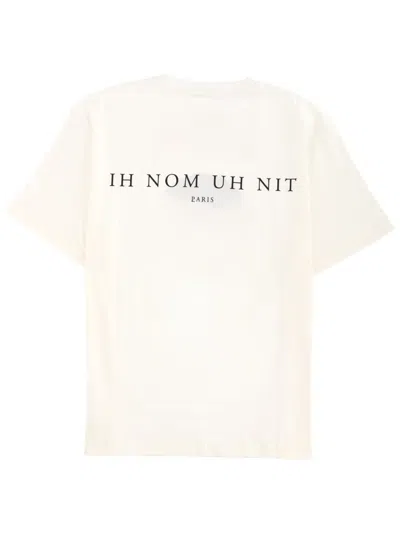 Ih Nom Uh Nit Graphic Crew Neck Short Sleeve T-shirt In White