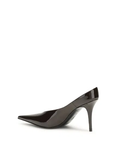 Amina Muaddi Women Anok Décolleté Mules In Brown