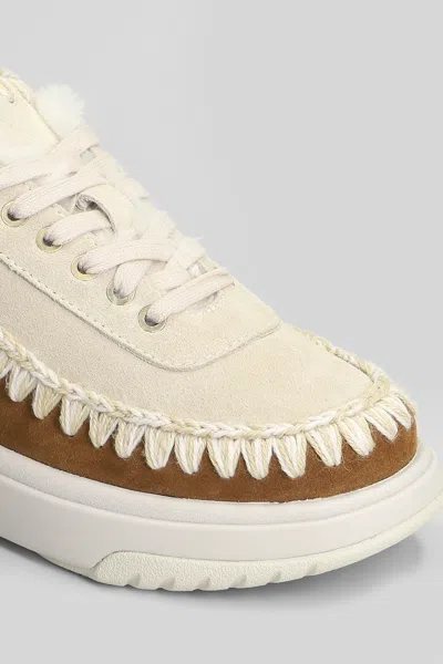 Mou Eskimo Jogger Sneakers In Grey Suede In Gray