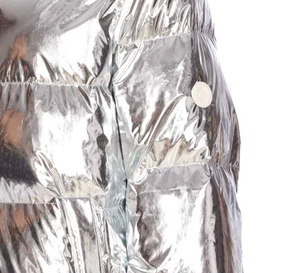 Yves Salomon Doudoune Down Jacket In Silver