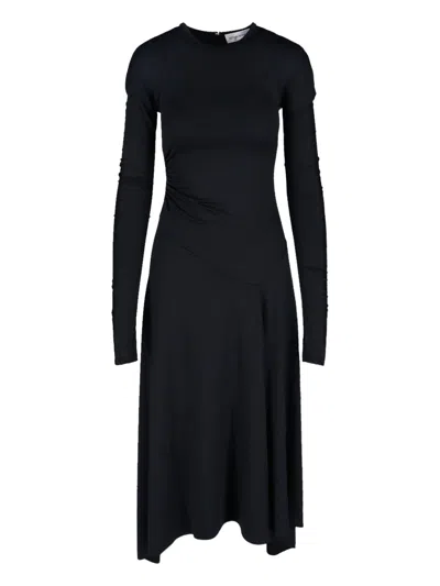 Victoria Beckham Midi Dress In Black