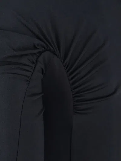 Victoria Beckham Midi Dress In Black