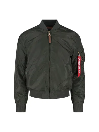 Alpha Industries Ma-1 Vf 59 Bomber Jacket In Black