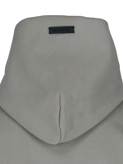 Fear Of God Hooded Sweatshirt With Ribbed Cuffs And Hem In Gray