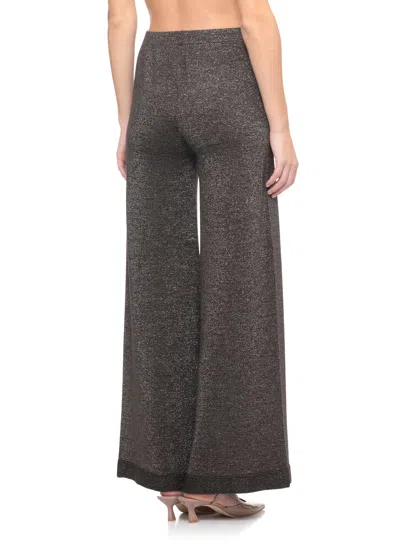 D Exterior Wool Pants In Gray