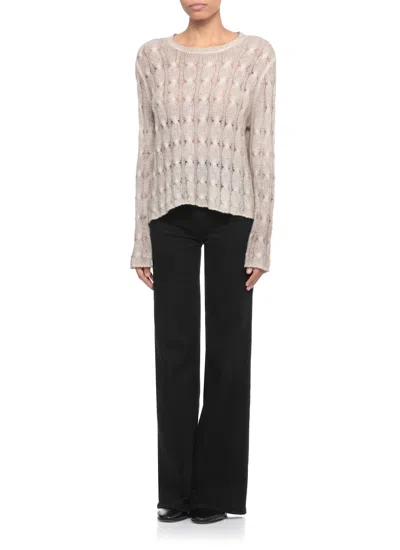 Avant Toi Cashmere And Silk Sweater In Gray