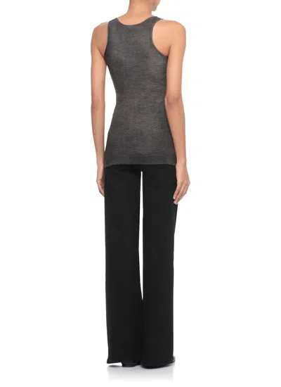 Avant Toi Cashmere Blend Top In Black