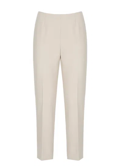 Peserico Viscosa Blend Pants In White
