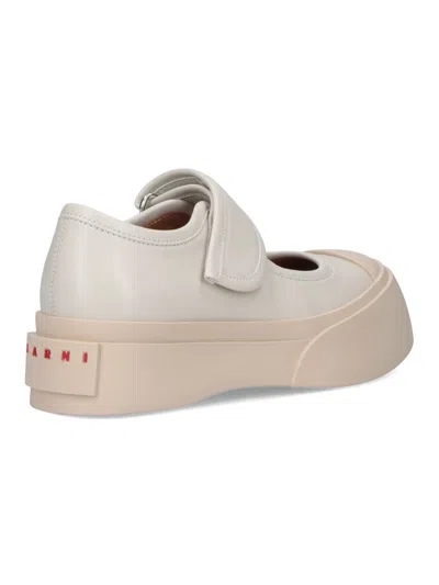 Marni Mary Jane Sneakers In White