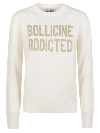 Mc2 Saint Barth New Queen T-shirt In White