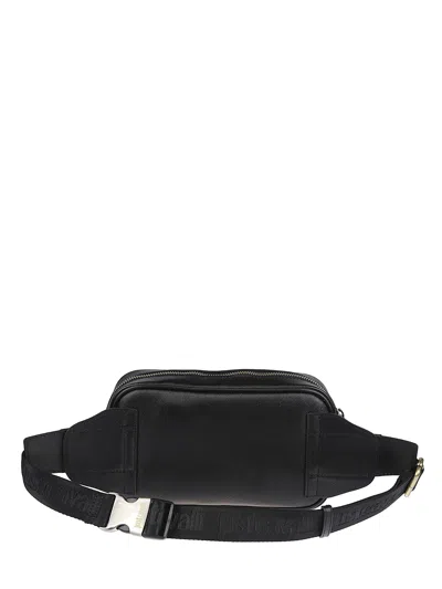 Just Cavalli Metal Lettering Logo Pouch In Black