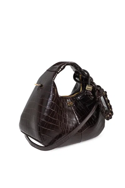 Ganni Handbag `mini` In Black