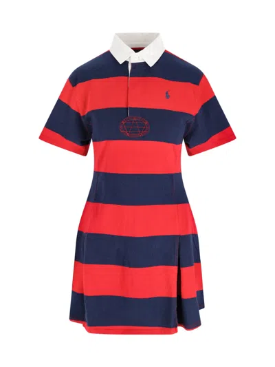 Ralph Lauren Mini Dress In Multi