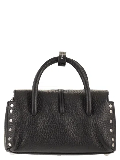 Zanellato Dotta - Grained Leather Bag Baby In Black