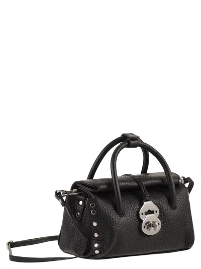 Zanellato Dotta - Grained Leather Bag Baby In Black