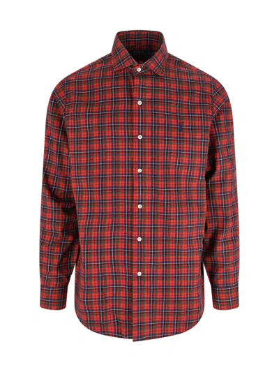 Ralph Lauren Cotton Shirt In Red